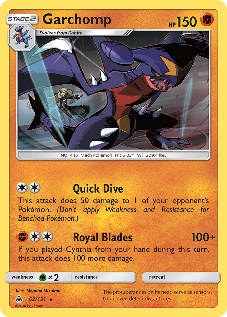 Garchomp (62/131) [Sun & Moon: Forbidden Light] | Fandemonia Ltd