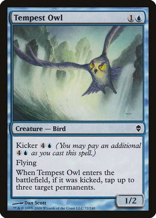 Tempest Owl [Zendikar] | Fandemonia Ltd