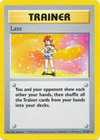 Lass (75/102) [Base Set Shadowless Unlimited] | Fandemonia Ltd