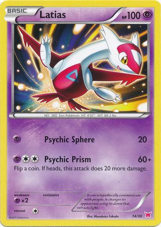 Latias (14/30) [XY: Trainer Kit 2 - Latias] | Fandemonia Ltd