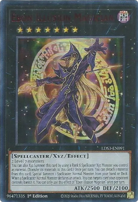 Ebon Illusion Magician (Red) [LDS3-EN091] Ultra Rare | Fandemonia Ltd