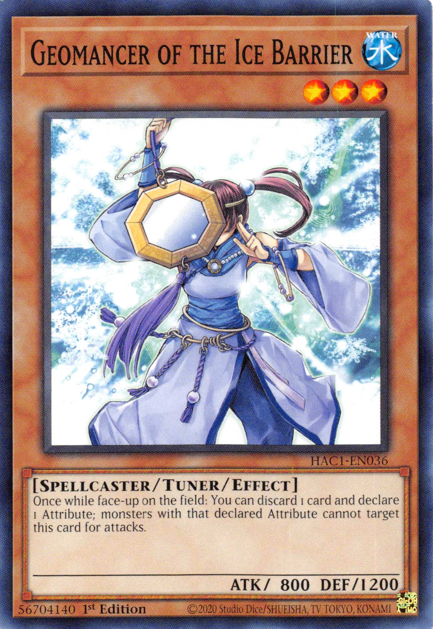 Geomancer of the Ice Barrier (Duel Terminal) [HAC1-EN036] Parallel Rare | Fandemonia Ltd