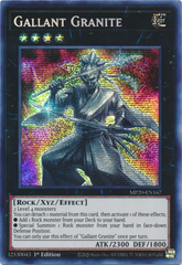 Gallant Granite [MP20-EN167] Prismatic Secret Rare | Fandemonia Ltd