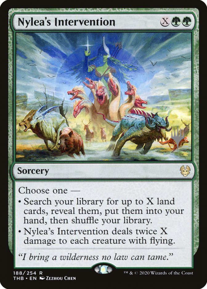 Nylea's Intervention (Promo Pack) [Theros Beyond Death Promos] | Fandemonia Ltd