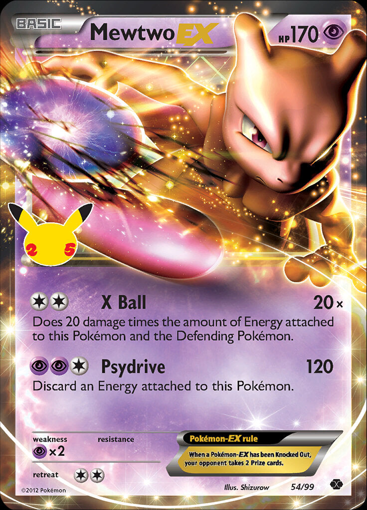 Mewtwo EX (54/99) [Celebrations: 25th Anniversary - Classic Collection] | Fandemonia Ltd