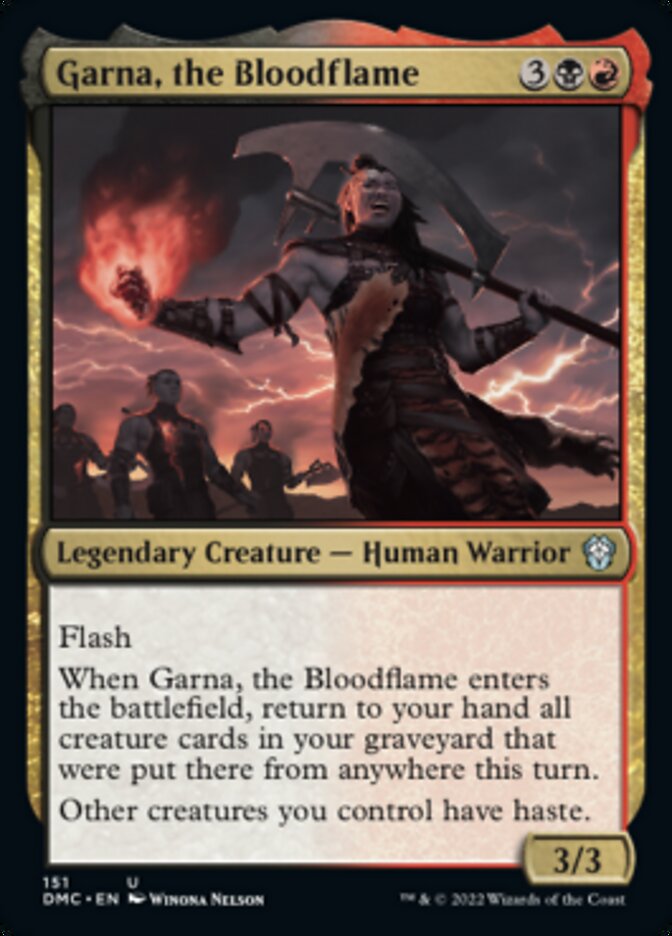 Garna, the Bloodflame [Dominaria United Commander] | Fandemonia Ltd