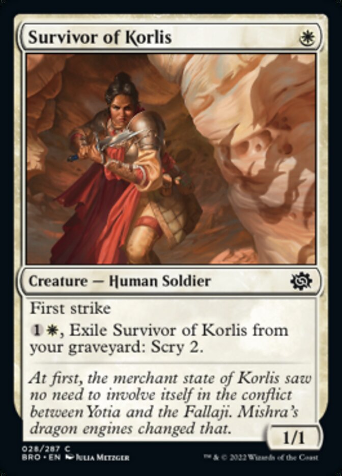 Survivor of Korlis [The Brothers' War] | Fandemonia Ltd