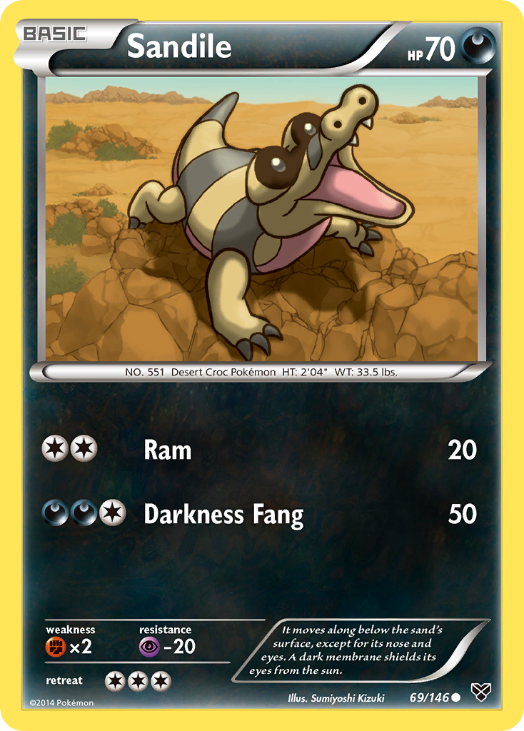 Sandile (69/146) [XY: Base Set] | Fandemonia Ltd