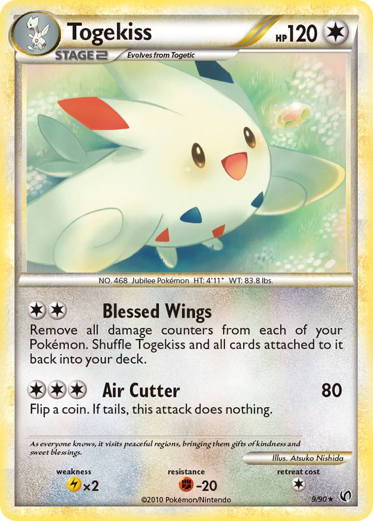 Togekiss (9/90) (Theme Deck Exclusive) [HeartGold & SoulSilver: Undaunted] | Fandemonia Ltd