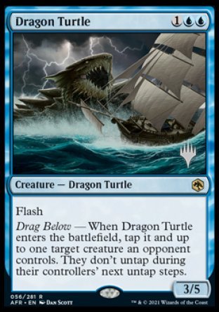 Dragon Turtle (Promo Pack) [Dungeons & Dragons: Adventures in the Forgotten Realms Promos] | Fandemonia Ltd