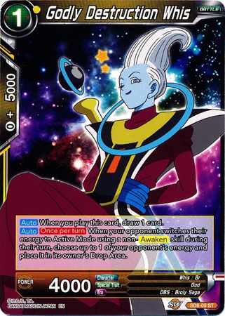 Godly Destruction Whis (Starter Deck - Rising Broly) [SD8-09] | Fandemonia Ltd