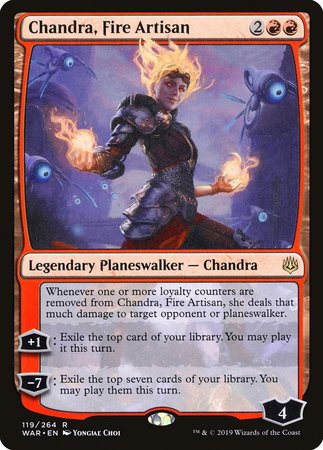 Chandra, Fire Artisan [War of the Spark] | Fandemonia Ltd