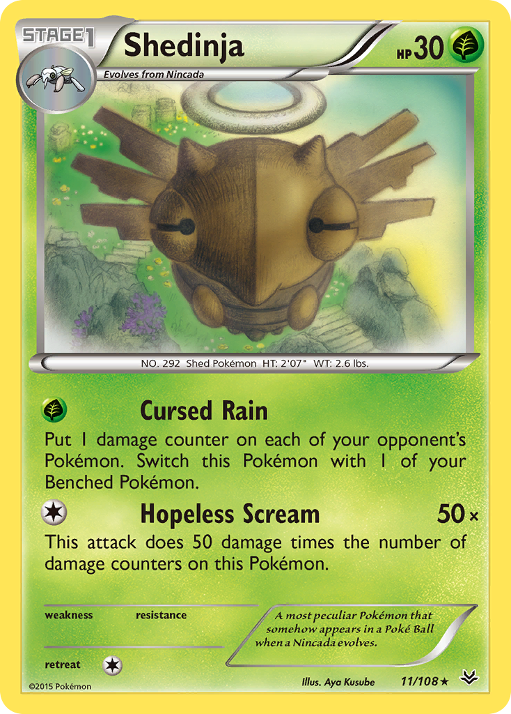 Shedinja (11/108) [XY: Roaring Skies] | Fandemonia Ltd