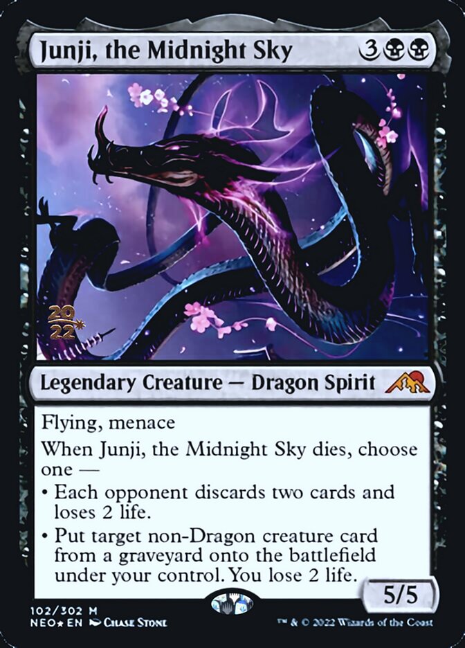 Junji, the Midnight Sky [Kamigawa: Neon Dynasty Prerelease Promos] | Fandemonia Ltd