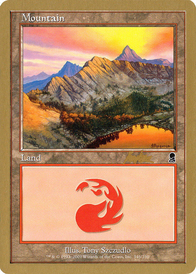 Mountain (bk346) (Brian Kibler) [World Championship Decks 2002] | Fandemonia Ltd