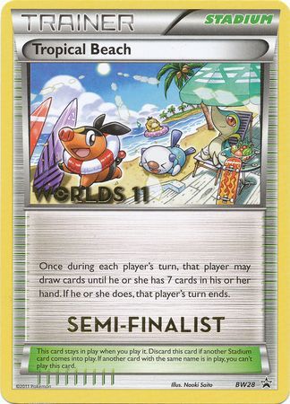 Tropical Beach (BW28) (Semi Finalist) [Black & White: Black Star Promos] | Fandemonia Ltd