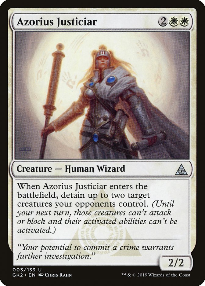 Azorius Justiciar [Ravnica Allegiance Guild Kit] | Fandemonia Ltd