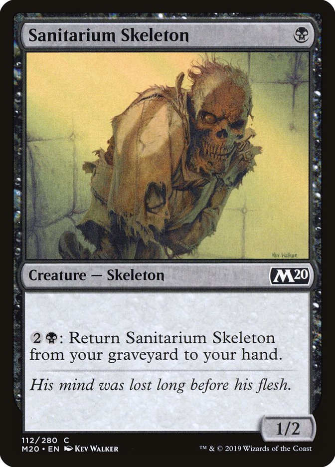 Sanitarium Skeleton [Core Set 2020] | Fandemonia Ltd