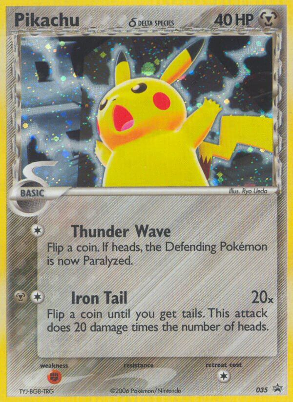 Pikachu (035) (Delta Species) [Nintendo: Black Star Promos] | Fandemonia Ltd