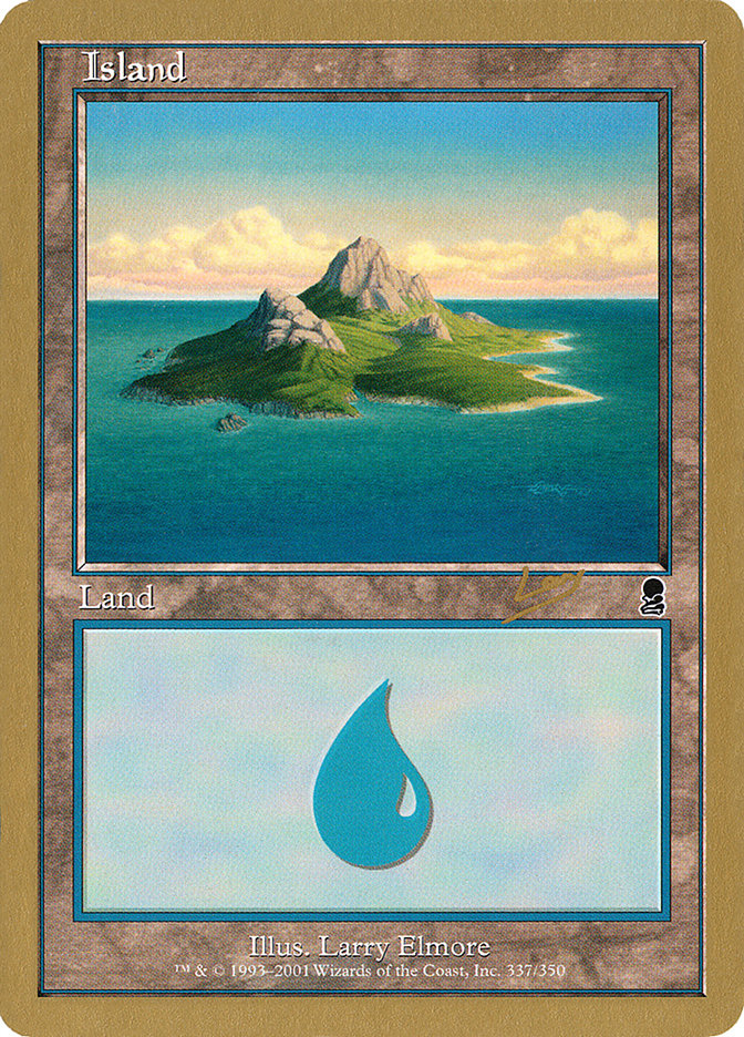 Island (rl337) (Raphael Levy) [World Championship Decks 2002] | Fandemonia Ltd