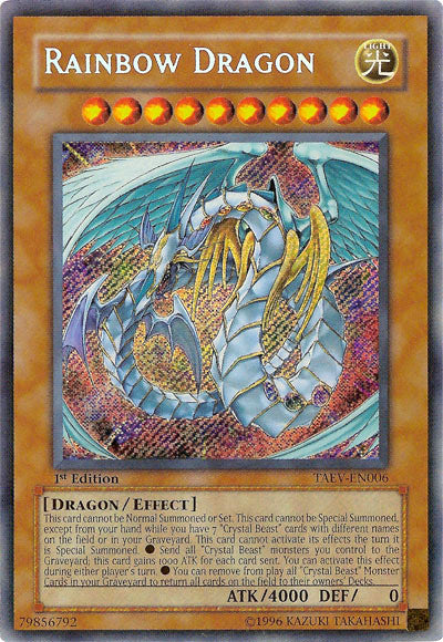 Rainbow Dragon [TAEV-EN006] Secret Rare | Fandemonia Ltd