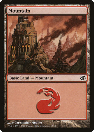 Mountain (60) [Duel Decks: Jace vs. Chandra] | Fandemonia Ltd