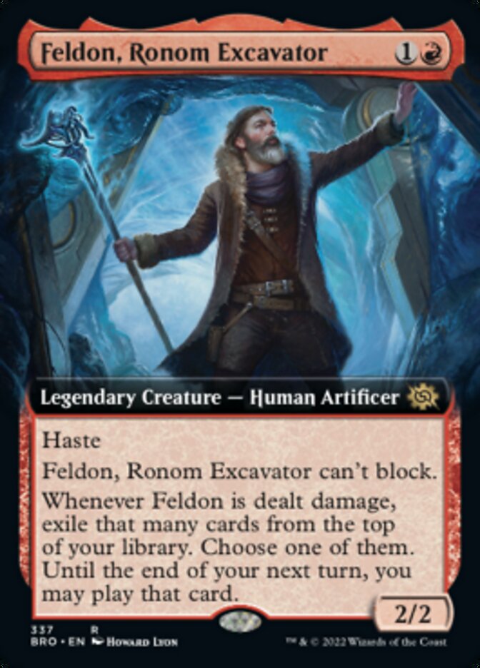 Feldon, Ronom Excavator (Extended Art) [The Brothers' War] | Fandemonia Ltd