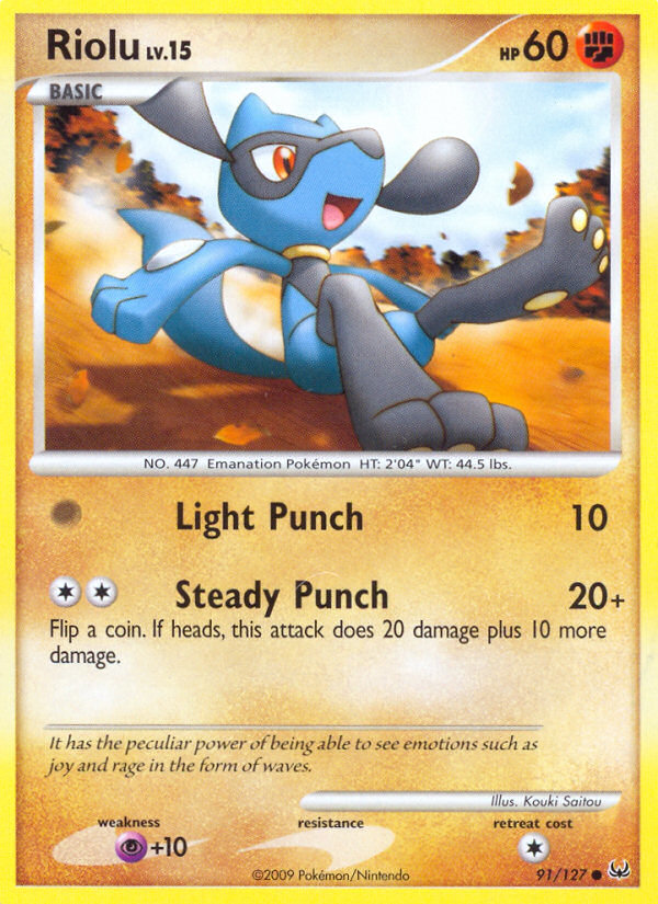 Riolu (91/127) [Platinum: Base Set] | Fandemonia Ltd