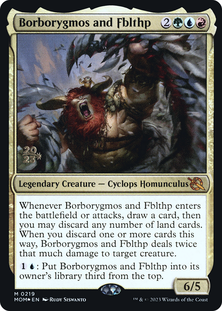 Borborygmos and Fblthp [March of the Machine Prerelease Promos] | Fandemonia Ltd