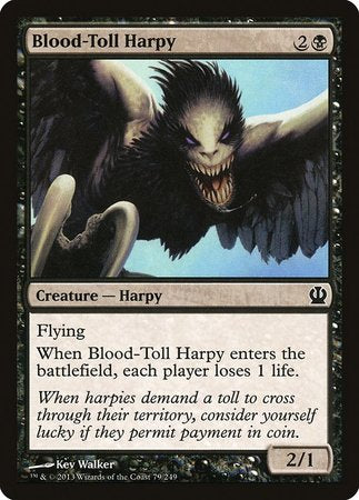 Blood-Toll Harpy [Theros] | Fandemonia Ltd