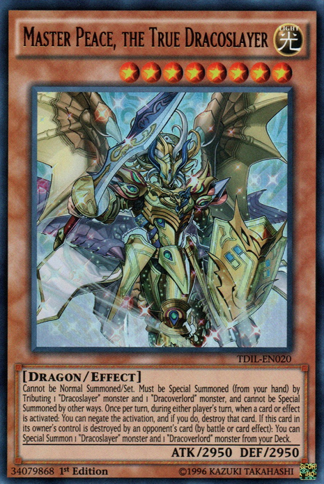 Master Peace, the True Dracoslayer [TDIL-EN020] Ultra Rare | Fandemonia Ltd