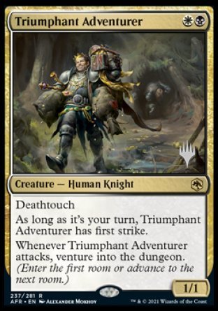 Triumphant Adventurer (Promo Pack) [Dungeons & Dragons: Adventures in the Forgotten Realms Promos] | Fandemonia Ltd