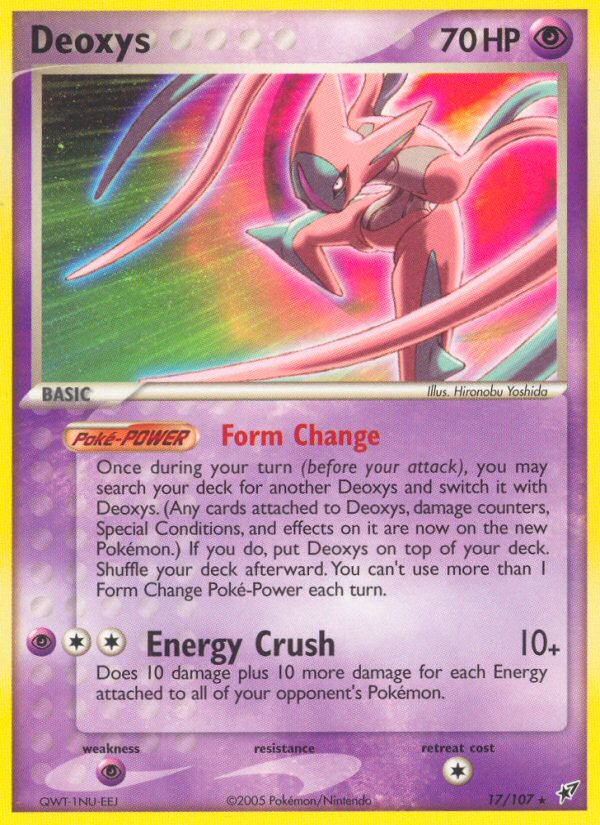 Deoxys (17/107) [EX: Deoxys] | Fandemonia Ltd