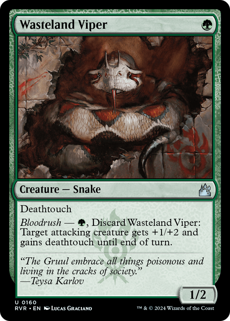 Wasteland Viper [Ravnica Remastered] | Fandemonia Ltd