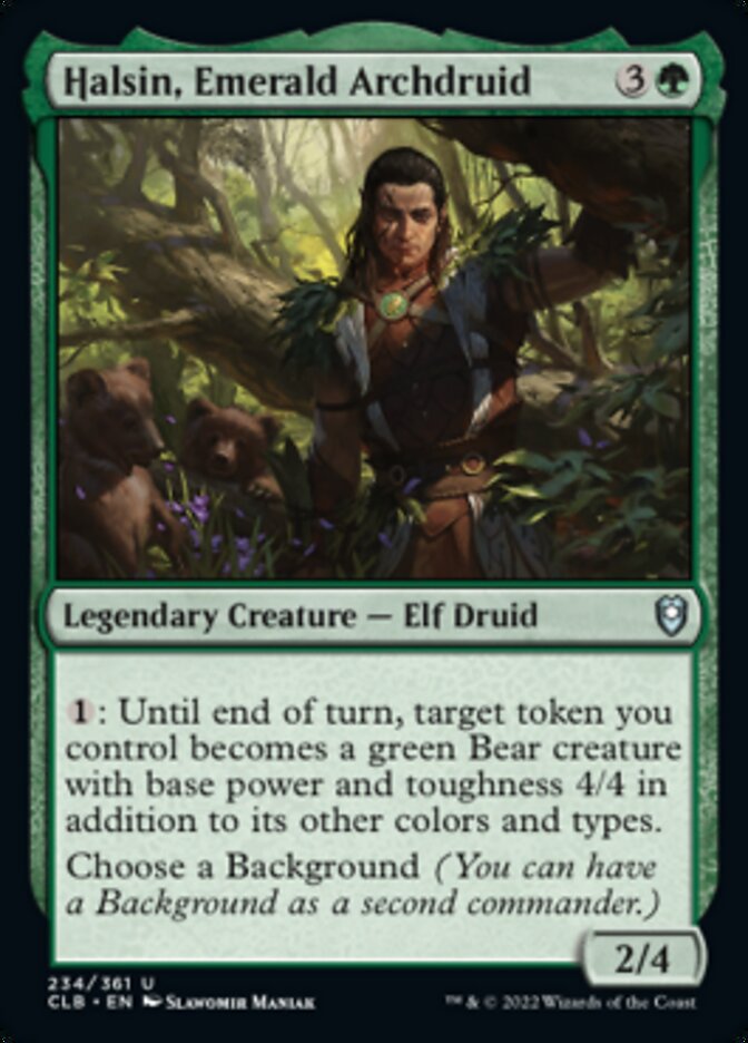 Halsin, Emerald Archdruid [Commander Legends: Battle for Baldur's Gate] | Fandemonia Ltd