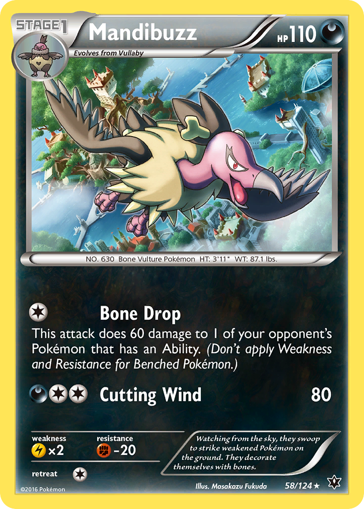 Mandibuzz (58/124) [XY: Fates Collide] | Fandemonia Ltd