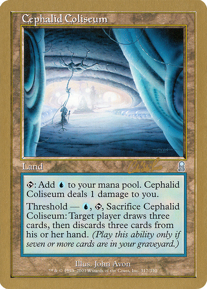 Cephalid Coliseum (Carlos Romao) [World Championship Decks 2002] | Fandemonia Ltd