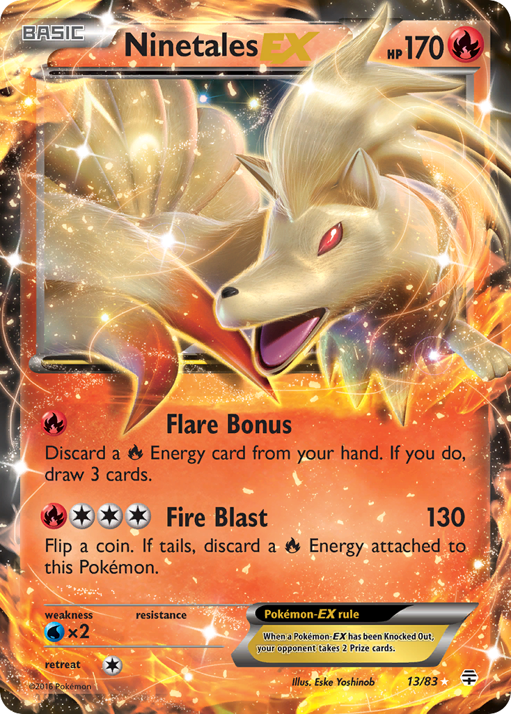 Ninetales EX (13/83) [XY: Generations] | Fandemonia Ltd