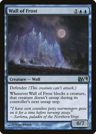 Wall of Frost [Magic 2014] | Fandemonia Ltd