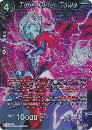 Time Ruler Towa (Foil) (EX02-04) [Dark Demon's Villains] | Fandemonia Ltd