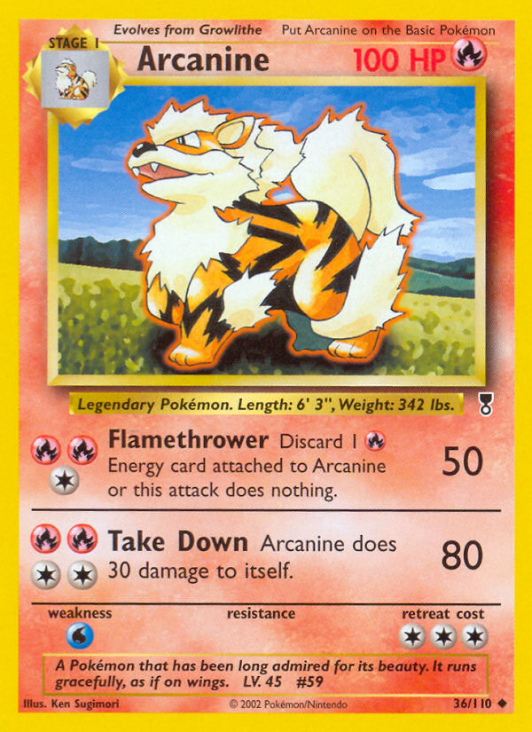 Arcanine (36/110) [Legendary Collection] | Fandemonia Ltd