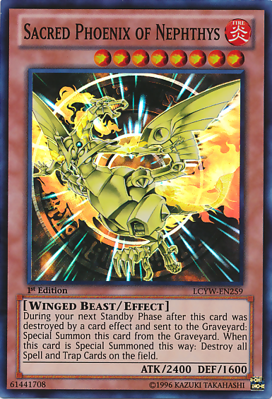 Sacred Phoenix of Nephthys [LCYW-EN259] Super Rare | Fandemonia Ltd