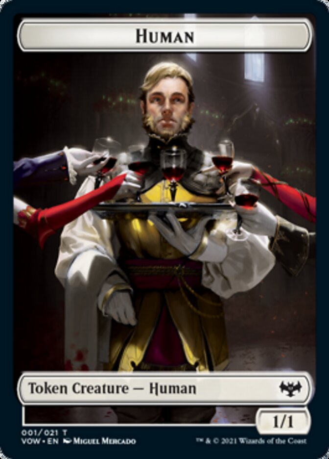 Human Token (001) [Innistrad: Crimson Vow Tokens] | Fandemonia Ltd