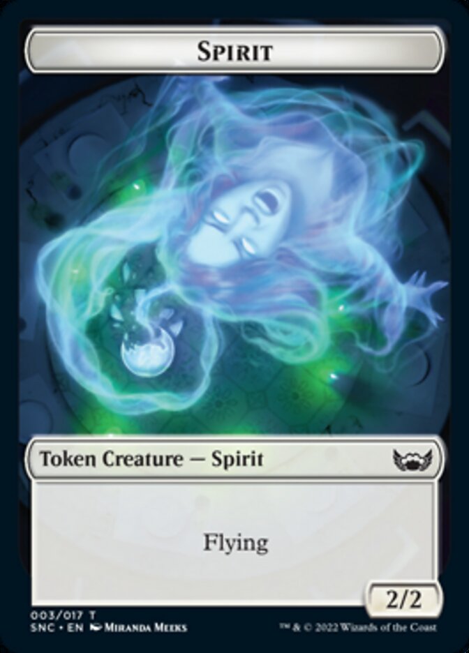 Devil // Spirit Double-sided Token [Streets of New Capenna Tokens] | Fandemonia Ltd