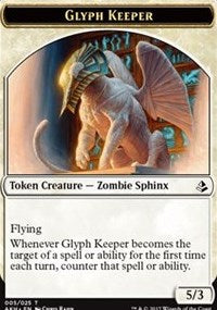 Glyph Keeper // Warrior Token [Amonkhet Tokens] | Fandemonia Ltd