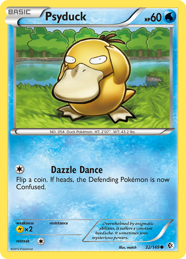 Psyduck (32/149) [Black & White: Boundaries Crossed] | Fandemonia Ltd