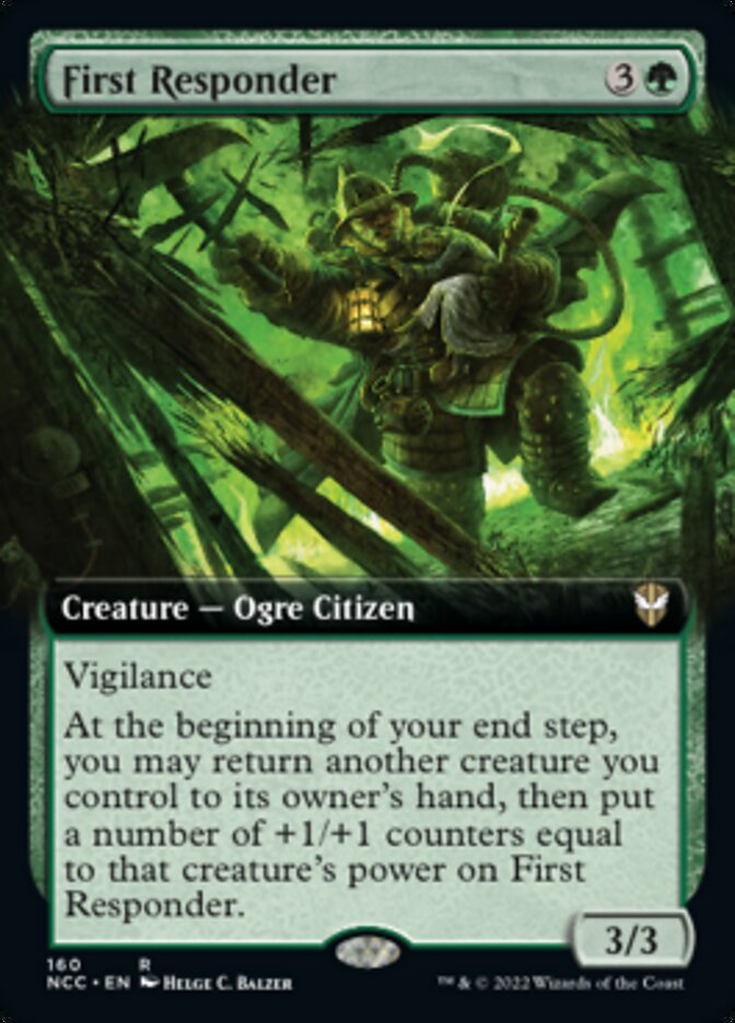 First Responder (Extended Art) [Streets of New Capenna Commander] | Fandemonia Ltd