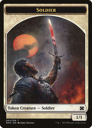 Soldier Token [Modern Masters 2015 Tokens] | Fandemonia Ltd