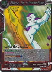 Frieza, No Introductions (Universal Onslaught) [BT9-003] | Fandemonia Ltd