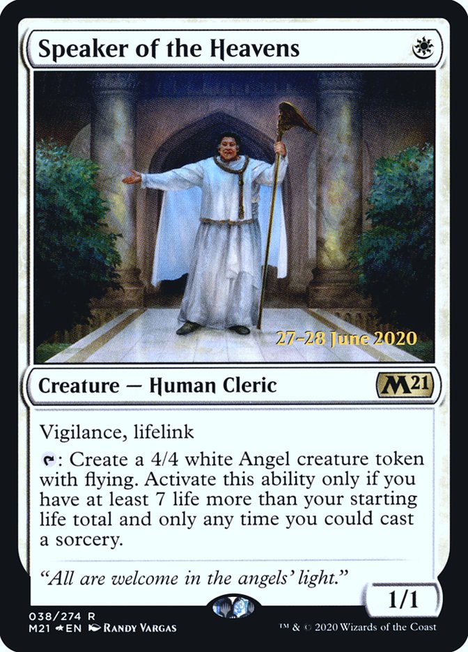 Speaker of the Heavens  [Core Set 2021 Prerelease Promos] | Fandemonia Ltd